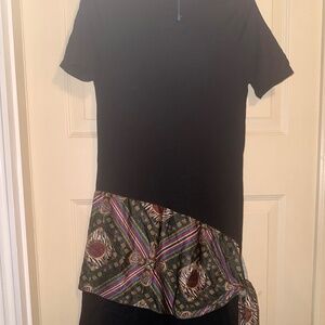 Waist tie midi dress